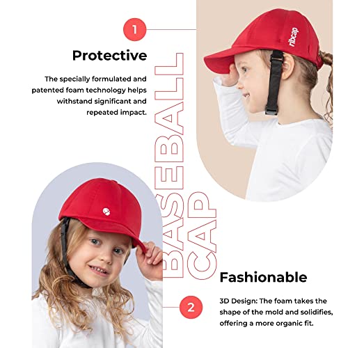 Ribcap Medical Helmet for Kids, Red, M-L - Image 3