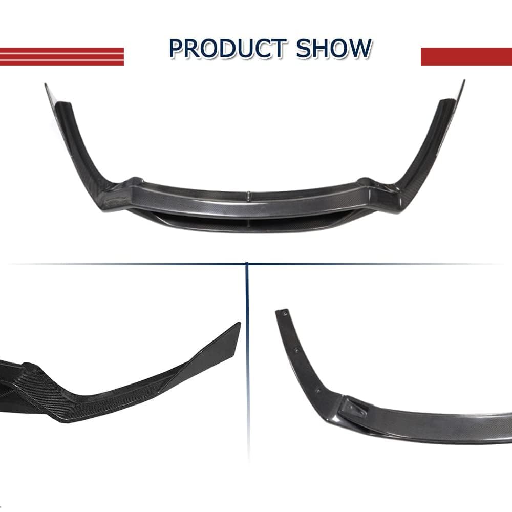 Coche Alerón Delantero para Ferrari F12 2012-2017 Berlinetta Coupe 2-Door Protector de Parachoques Delantero Spoilers Coche Alerón Labio Delantero.