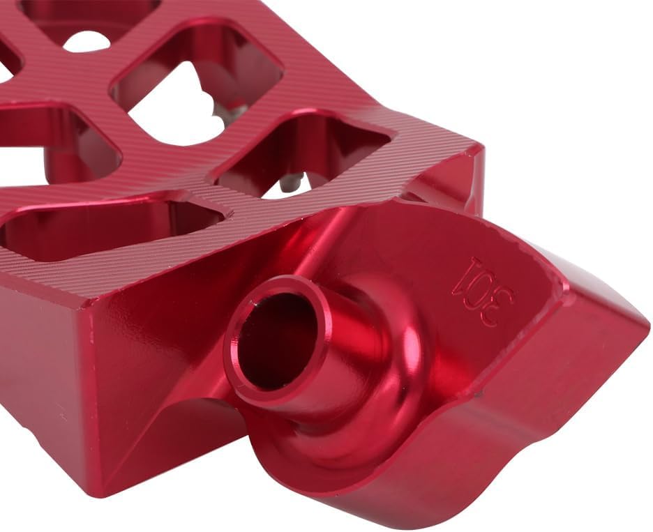 Image of JFG RACING Dirt Bike Foot Pegs,CNC Foot Pegs Rest Pedal Footpegs for YZ65 18-23 /YZ85 02-23 / YZ125 97-23 /YZ250 98-23 /YZ250F WR250F 01-23 /YZ450F WR450F 03-23 /YZ125X 17-23 /YZ250X YZ250FX YZ450FX-Red