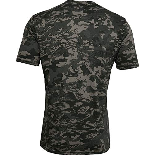 Image of Under Armour Men's ABC Camo Short-Sleeve T-Shirt | Super soft cotton /polyester mix. With camo pattern, crew neck and logo on the left chest.