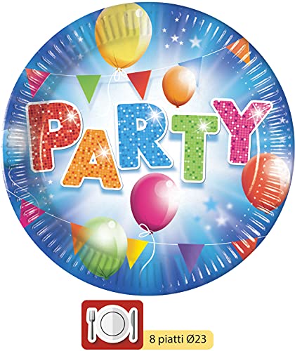 Kit Party Tavola Fabulous Party per 8 persone (36