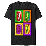 Coca-Cola Pop Art Coke à Manches Courtes T-Shirt pour Homme - Noir - Medium