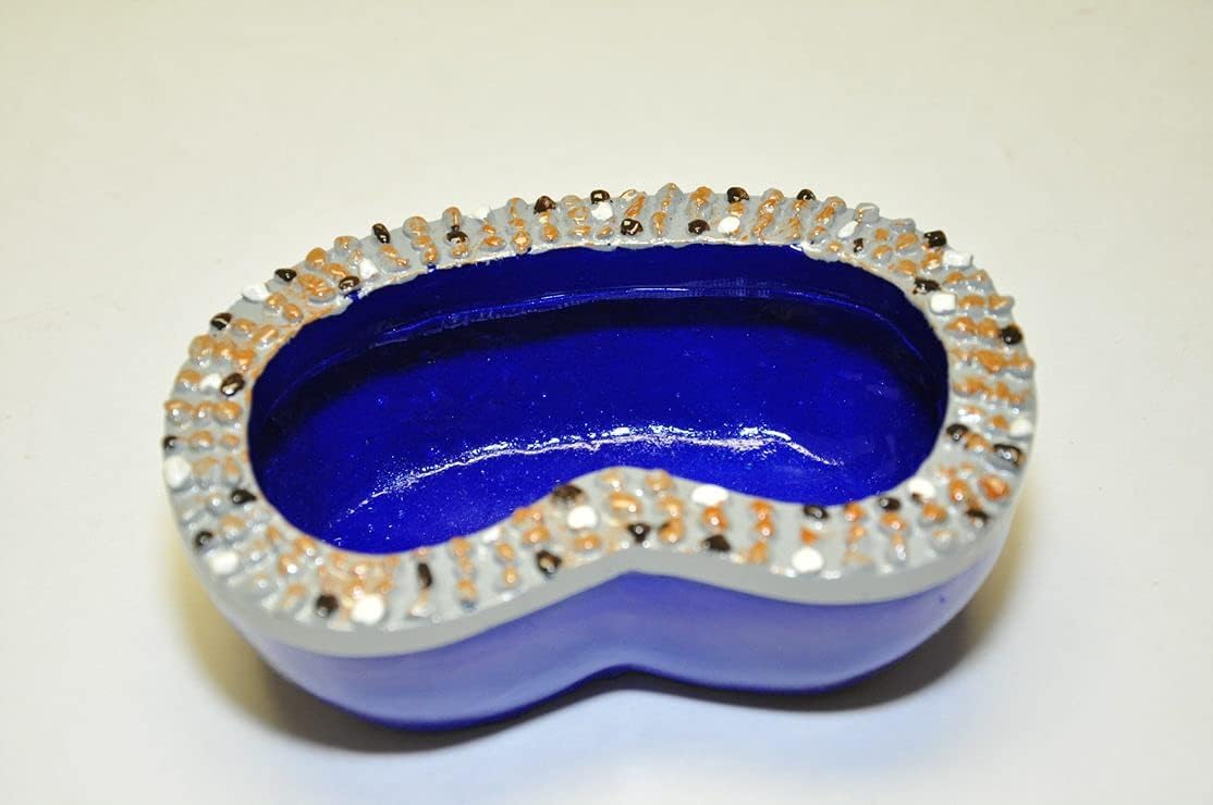 G & F Products MiniGardenn Fairy Garden Miniature Garden Pond,Blue