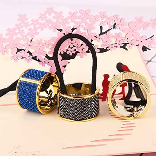 KALLORY 6pcs Metal Ponytail Holder Cuffs Hair Ties Wraps Women Ponytail Accessories, Assorted Color - Image 3