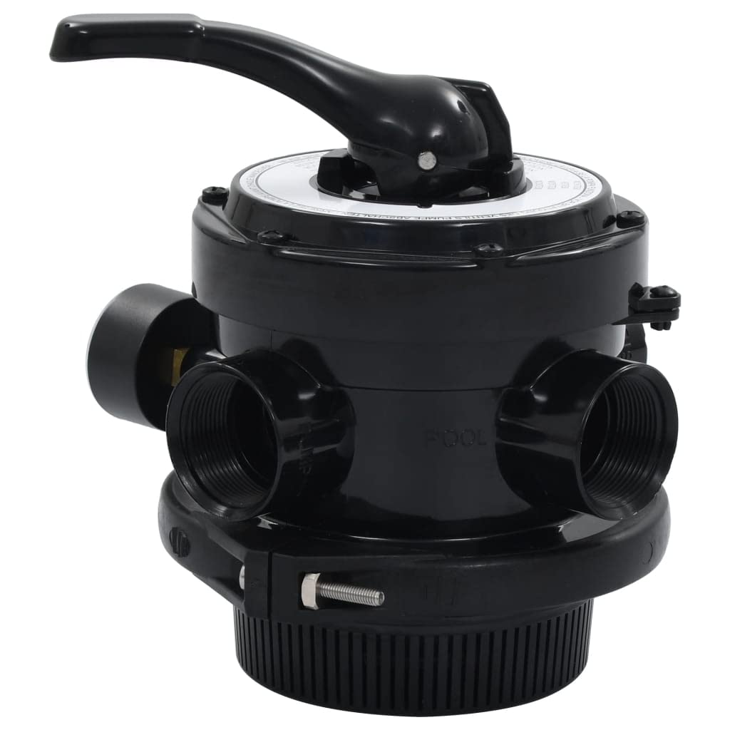 vidaXL Valvula Multipuerto para Filtro de Arena ABS 1,5" 4 Vías Piscina Jardín Mantenimiento Terraza Hidromasaje Jacuzzi Spá Hogar Exterior Porche