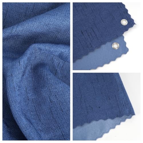 Image of Cute Bottom Bunk Bed Curtain Student Dormitory Blackout Cloth Bedding Tent Bed Canopy Single Sleeper, Dark Blue
