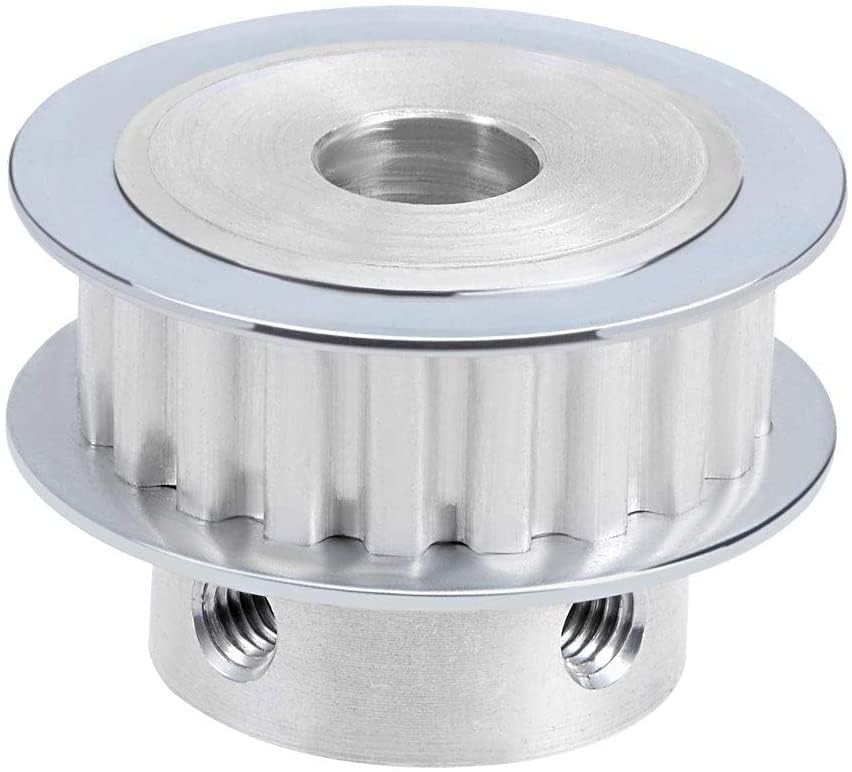 Produktbild von Aluminium XL-Zahnriemenscheibe 40 Zähne, 15 Mm Bohrung – Mit Doppelflansch, Für 10 Mm Riemen – CNC & Getriebe