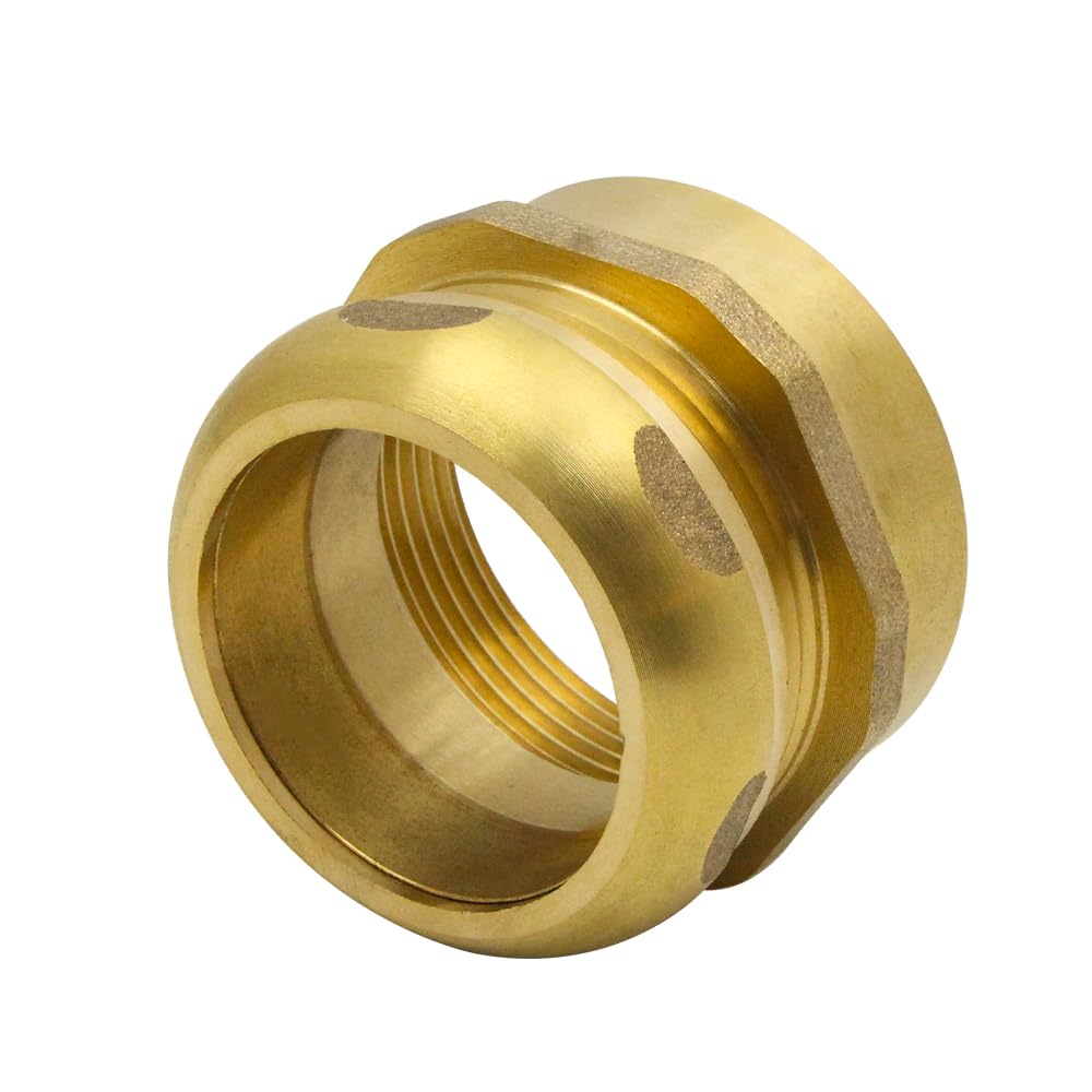 Adaptateur de piège à incendie ZM laiton hexagonal 3,8 cm FIP raccordement tuyauterie femelle