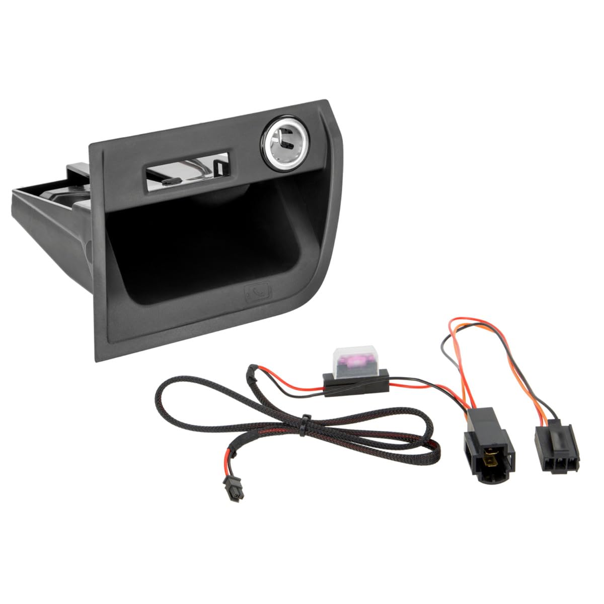 INBAY 15W Handyhalterung Auto Ablagefach Induktiv/Kabellos passend für VW T6.1 Caravelle, Multivan, California, Kastenwagen, Kombi (7HC) - Autohalterung Zubehör Innenraum - Qi