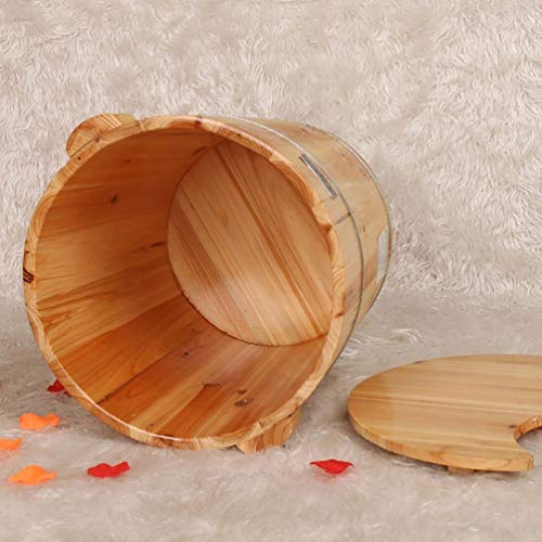 Spa de pies de barril de madera para adultos miniatura 2