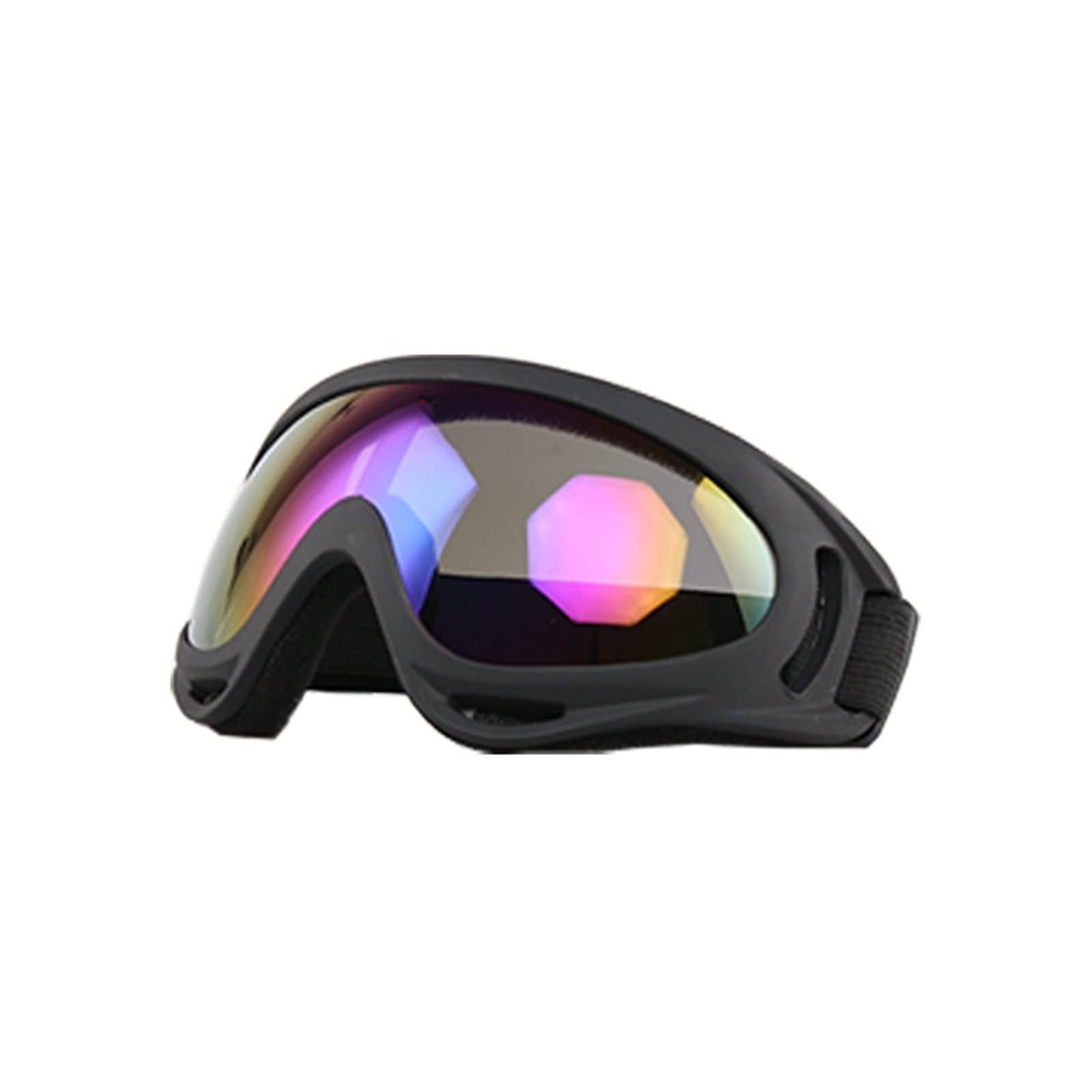 DieffematicHXJ Gogle narciarskie Ski Goggles Outdoor Windproof Motorcycle Off Road Helmet Glasses Winter Snow Skating Snowboard Cycling (Color : Colorful)