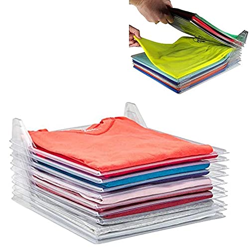 Organizador De Roupas Tipo 10 Divisorias Guardar Dobrado Arquivo Camisetas Camisas