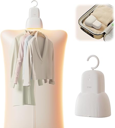 Secadora de ropa portátil Sothing, secadora de ropa para viajes, mini secadora silenciosa de 48dB para ropa con 3 configuraciones de temporizador