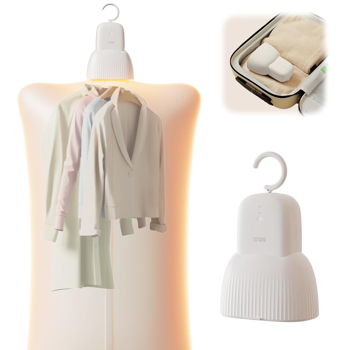 KAIUNTECLG Portable Clothes Dryer, 600W