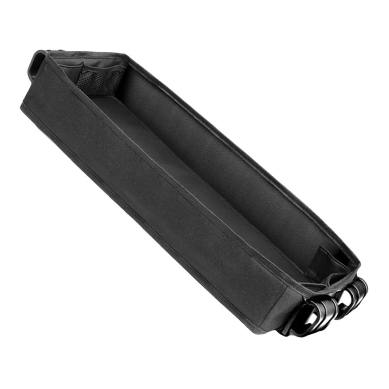 BESTonZON Support Universel pour Accessoires de Poussette Porte-gobelet Accès Au Téléphone Organisateur D'accessoires pour Poussette Plateau Noir