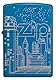 Zippo Sturmfeuerzeug - Skyscraper, High Polish Blue, Laser 360° - Nachfüllbar - Wiederverwendbar - Windfestes Design - Geschenkbox - Made in USA