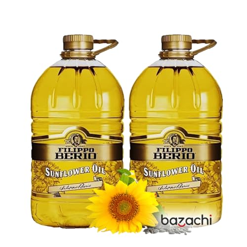 Sunflower Oil, 5L Bulk Cooking Oil, Ideal for Deep and Shallow Fr...