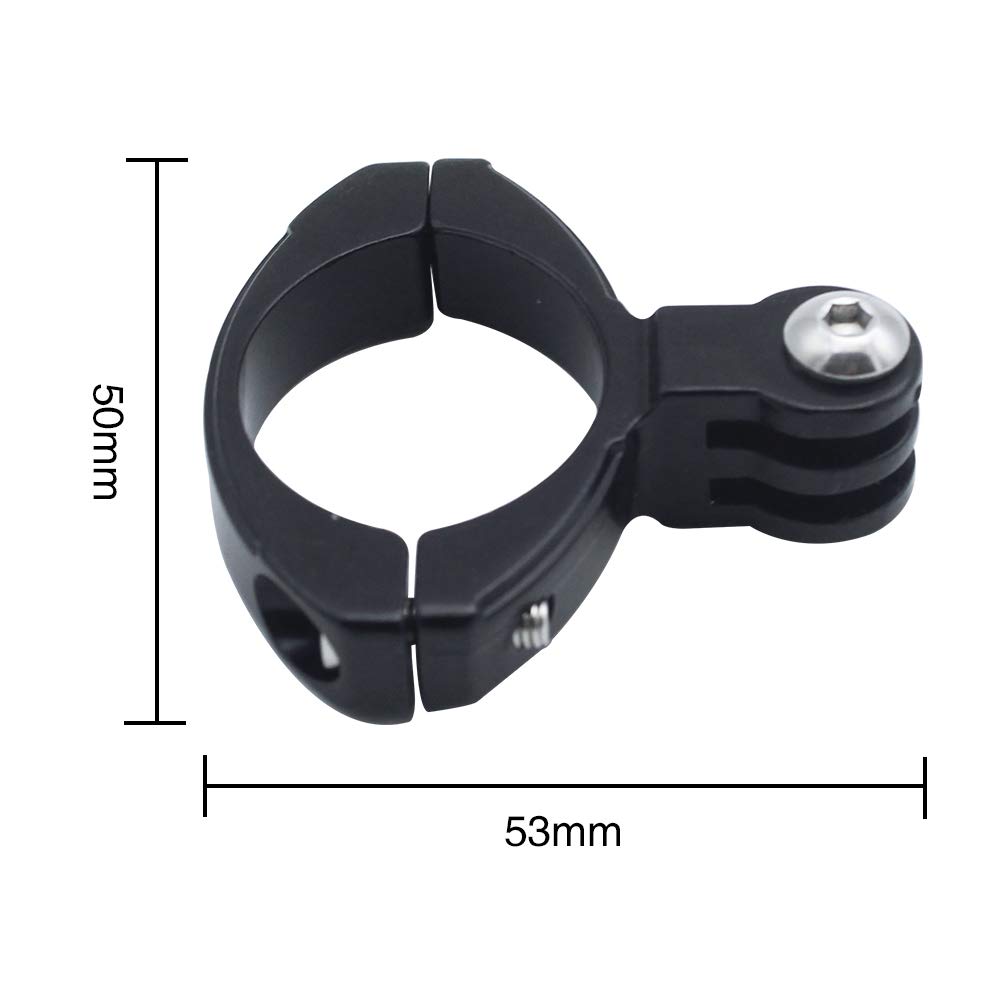 Lot De 2 Supports Pour Guidon De Vélo En Aluminium - Adaptateur Pour Caméra D'action, Diamètre 26.5 à 32 Mm - 8