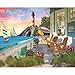 White Mountain Puzzles Beach Vacation - 1000 Piece Jigsaw Puzzle