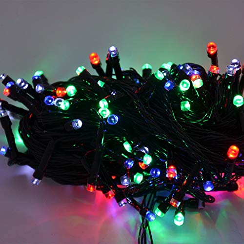 Image of IMPRESSION LIGHTS 250Led Toran Light Black Normal Wire Decoration Lighting Multi-Colour for Indoor and Outdoor Use-Pack of 1