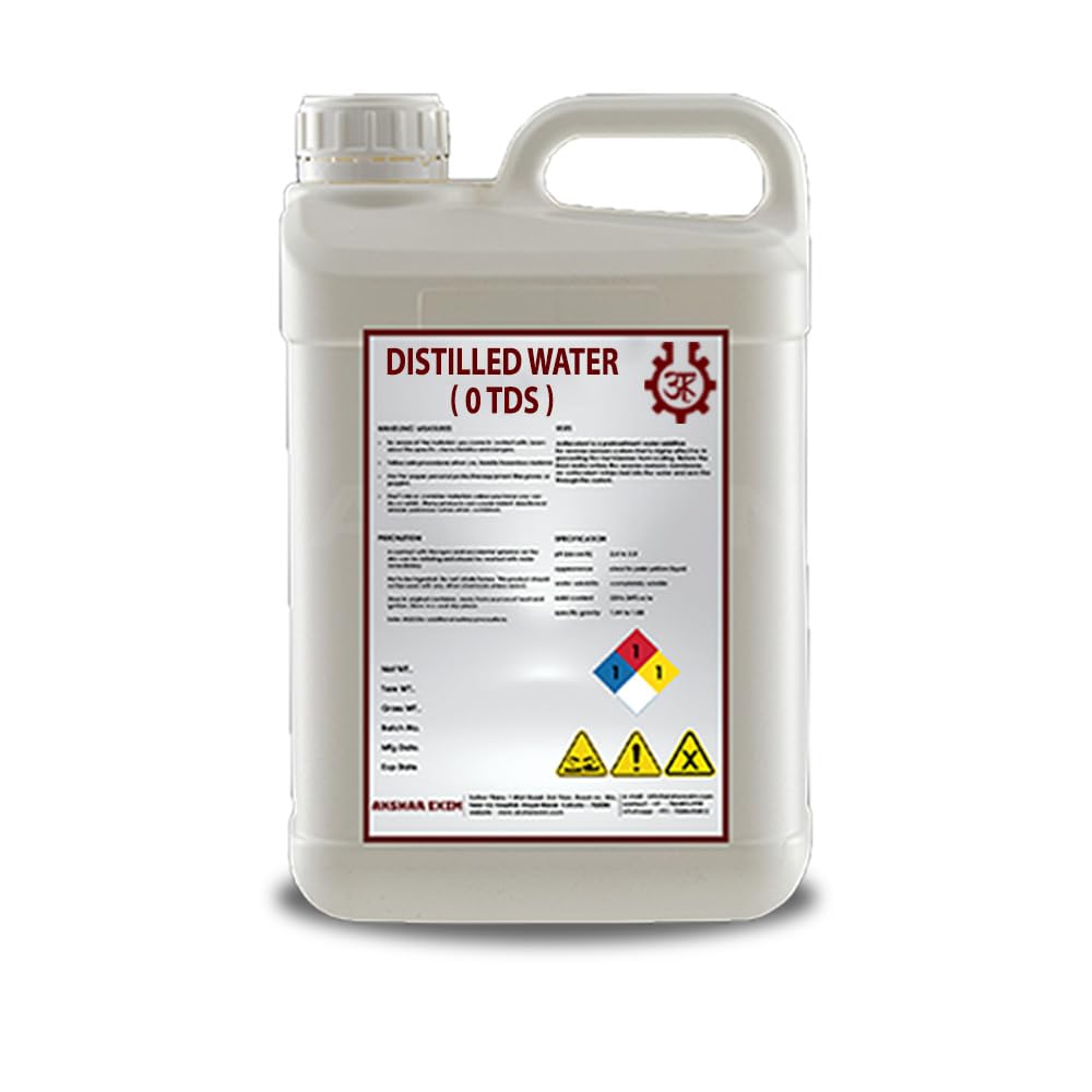 Premium Distilled Water 0 TDS (4.5 KG) - Pure Water for Versatile Applications