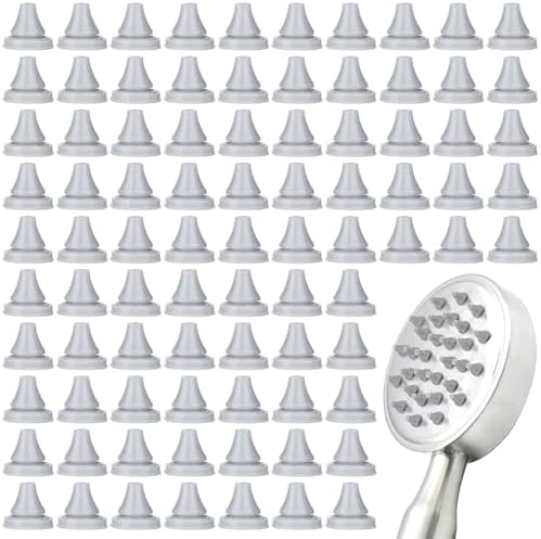 PAGOW 100Pcs Shower Head Nozzles Replacement, Silicone Showerhead Spray ...