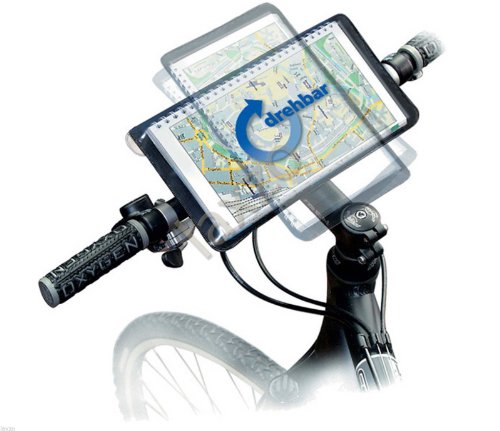 KlickFix Mini Porte-Carte AM 803 Rixen Kaul avec adaptateur de guidon vélo