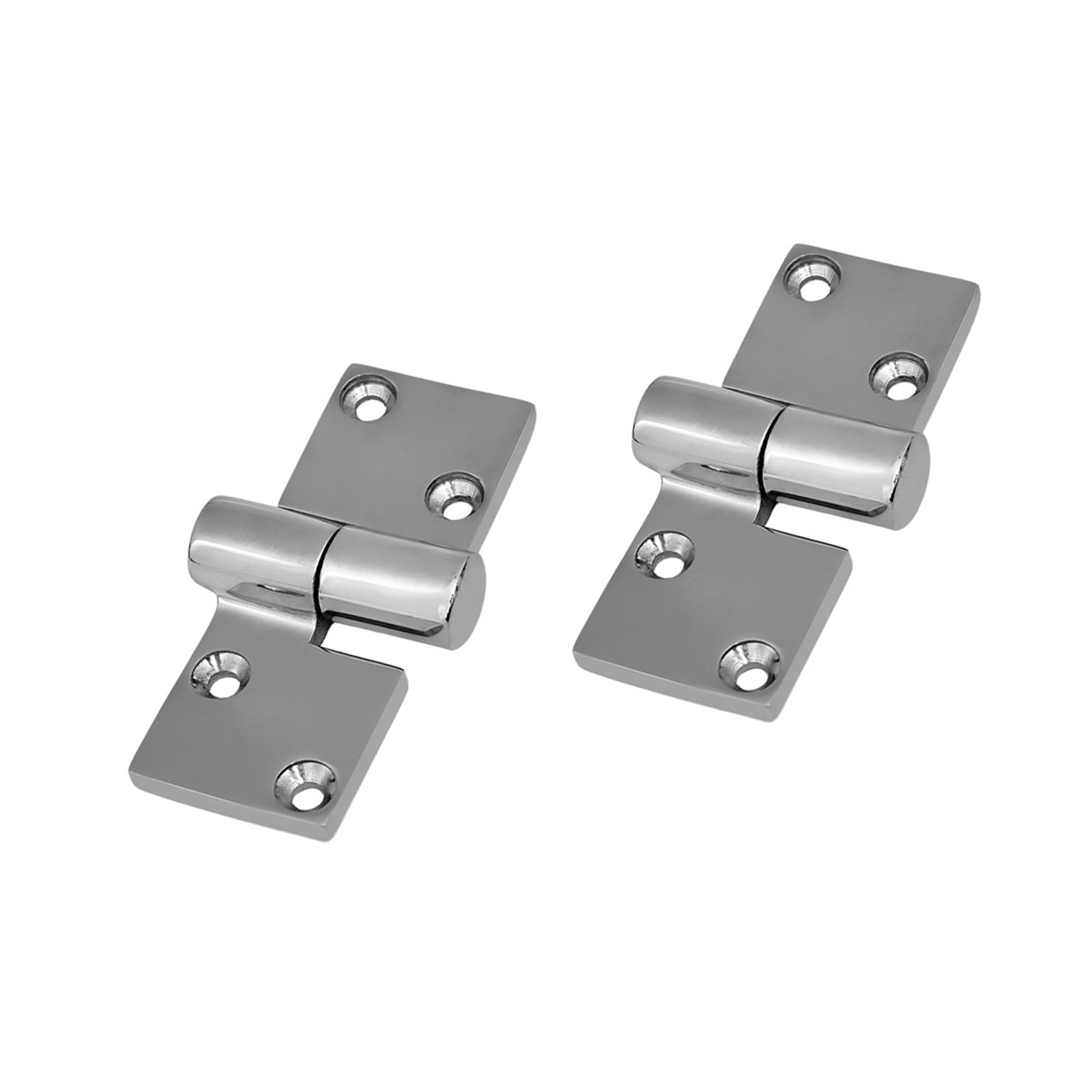 Woedpez Right Side Stainless Steel Utility Door Hinge Pair 90 X 38 Mm With Detachable Split Design For Cabinet And Panel Repair Work Separable Hinge Detachable Door Split Pair Cabinet Repair Utility Box Access Panel
