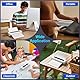 Kidken Tragbare Drucker Wireless für Reisen, Inklusiv-Thermodrucker, Bluetooth Mobile Drucker Unterstützung 8,5‘’ X 11“& A4&A5 Größe, Kompatibel mit iOS, Android & Laptop, für Haus Auto Büro