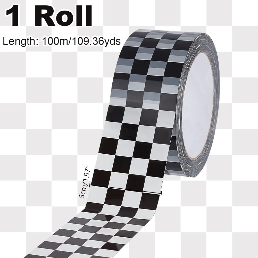 Adesivo In Vinile Con Bandiera A Scacchi, Adesivo Per Finestrini Grafica Per Auto Da Corsa Traguardo Adesivo In Vinile Fustellato Per Finestr~p117104390 - Foto 2