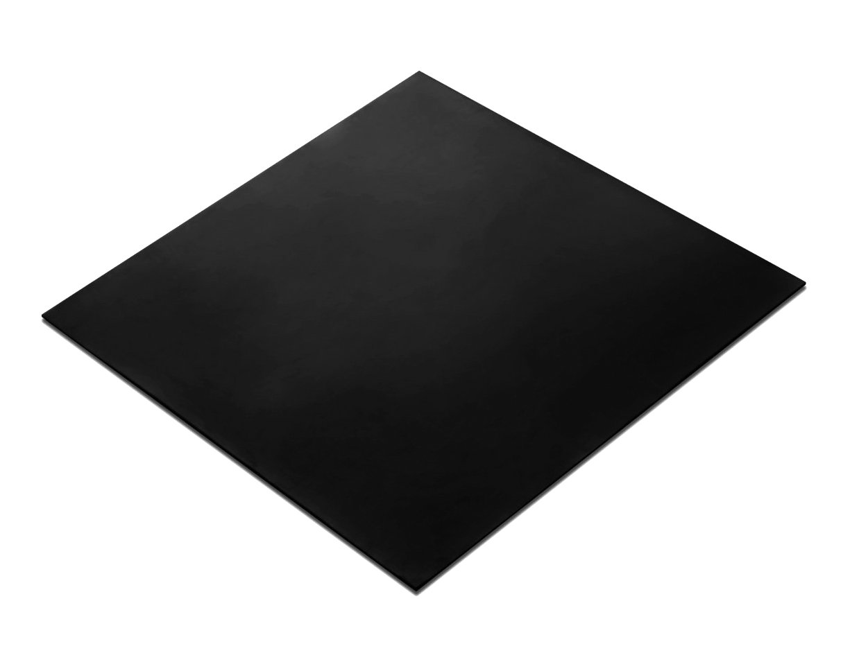 Herco 1/8 (0.125 in.) Thick Black Viton FKM Fluoroelastomer Rubber Sheet - ASTM D2000 60A - Pad - Matting - Gaskets - Seals - Cushioning - Vibration - Protection (12 x 12)