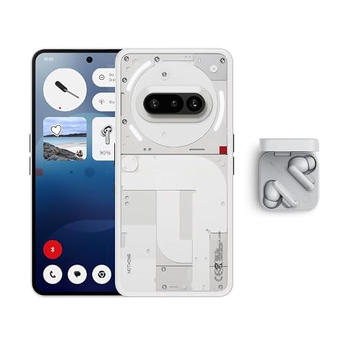 Nothing Phone A059 (3a) 5G White, (12 GB RAM, 256 GB Storage) 50 MP Camera,6.77" FHD+ flexible AMOLED display,5000 mAh