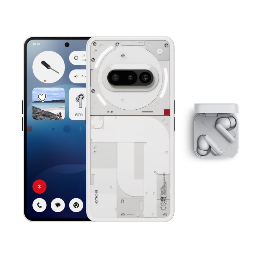 Nothing Phone A059 (3a) 5G White, (12 GB RAM, 256 GB Storage) 50