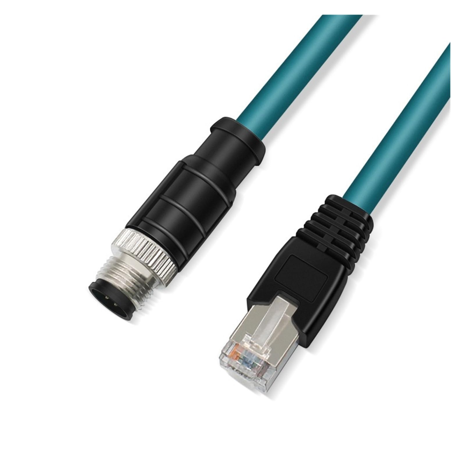 Cavo di codifica M12 a RJ45 Cavo di rete di livello industriale Cavo di rete compatibile a 8 pin Cavo principale Codifica tipo A(30M)