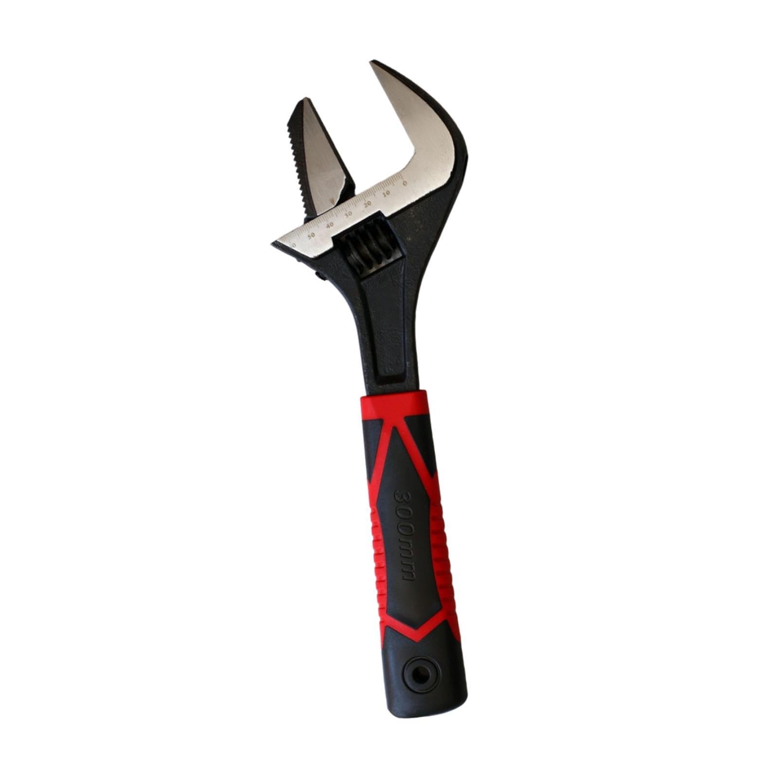 Chiave a Rullino Inglese Professionale Utensile di Serraggio a Ganasce Mobili Attrezzo per Riparazioni in Acciaio Al Carbonio Adatto per Lavori, 12 Inch