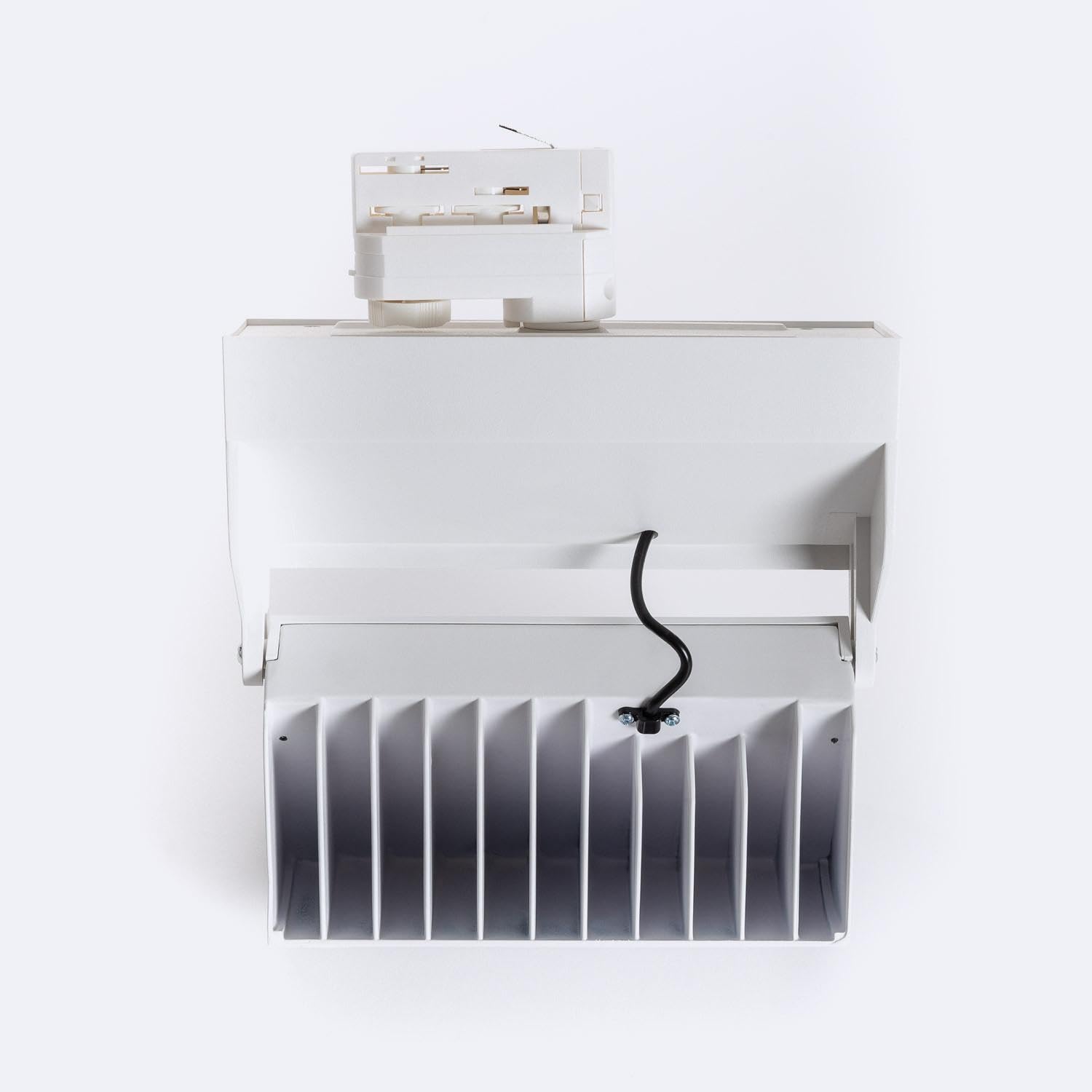 LEDKIA LIGHTING - LED-Strahler für 3-Phasenstromschiene | 38W Leistung | 4300 lm Lichtstrom | No Flicker | CRI 90+ | Flexibles Design, 6000K Kaltweiß, Aluminium