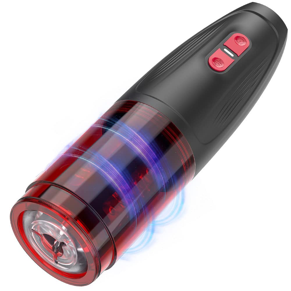 Tazza Per Masturbatore Elettrico Con 10 Telescopio-Rotante Funzione, Coppa Della Masturbazione Stimolatore Pene Figa Tascabile Giocattoli Sesso Orale Pompino Masturbazione Vagina Per Gli Uomini