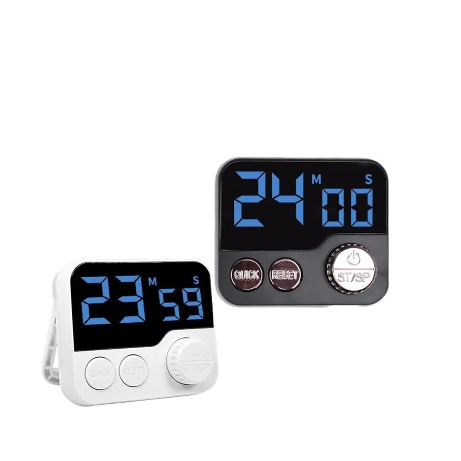 minutnik, Digital Kitchen Timers Visual Display Magnetic Countdown Countup Timer For Classroom Cooking Fitness Baking(Black)