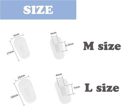 Miniatura 4 de UPIONIC Cubierta de almohadilla para la nariz para lentes, cómoda almohadilla antideslizante para la nariz, almohadilla para la nariz para gafas