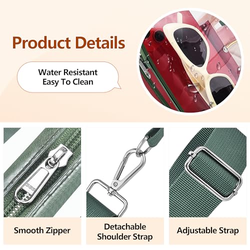 Bagenius Clear Bag for Stadium Events, Clear Purse with Removable Strap, Transparent Bag for Sports Concert and Festivals4