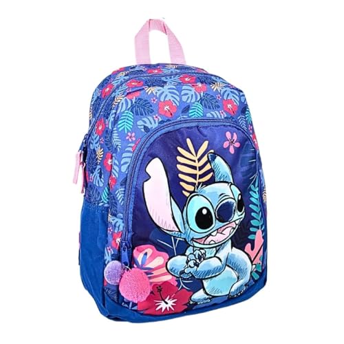 mybagstory Nährucksack für Mädchen, Violett, Kinder, Schule, Kindergarten, Kindergarten, Grundschule, Schultasche für Mädchen, verstellbare Träger, Geschenkidee, 38 cm, Nähen