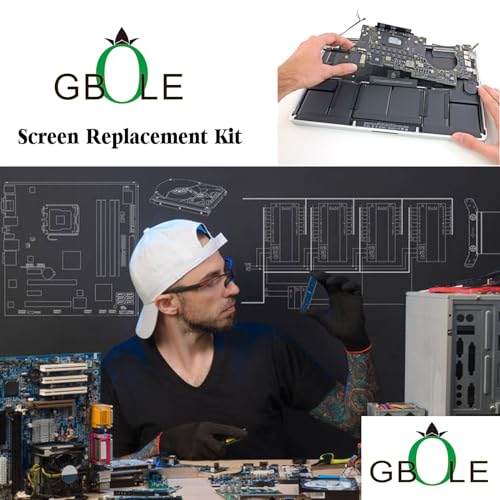 Image of A1706 A1708 LCD Screen Replacement kit for MacBook Pro Retina A1706 A1708 Late 2016 Mid 2017 Full LCD LED Screen Assembly Display EMC 3071 EMC 3163 EMC 3164 MLH12 MNQF2 MPXV2LL /A (Space Grey)