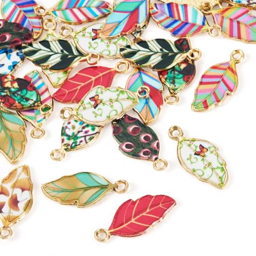 Breloques en émail pour customiser vos bracelets et colliers faits main - 6
