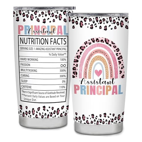 BDANTUMBLER Assistant Principal Gifts Assistant Principal Appreciation Gifts Best Gift for Assistant Principal Day Teacher Appreciation Day Birthday Retirement Assistant Principal Tumbler 20oz