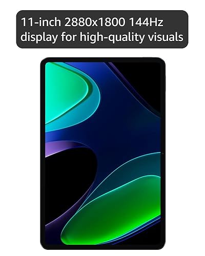 Amazon.com : Xiaomi Pad 6 WiFi Version 11 inches 144Hz 8840mAh