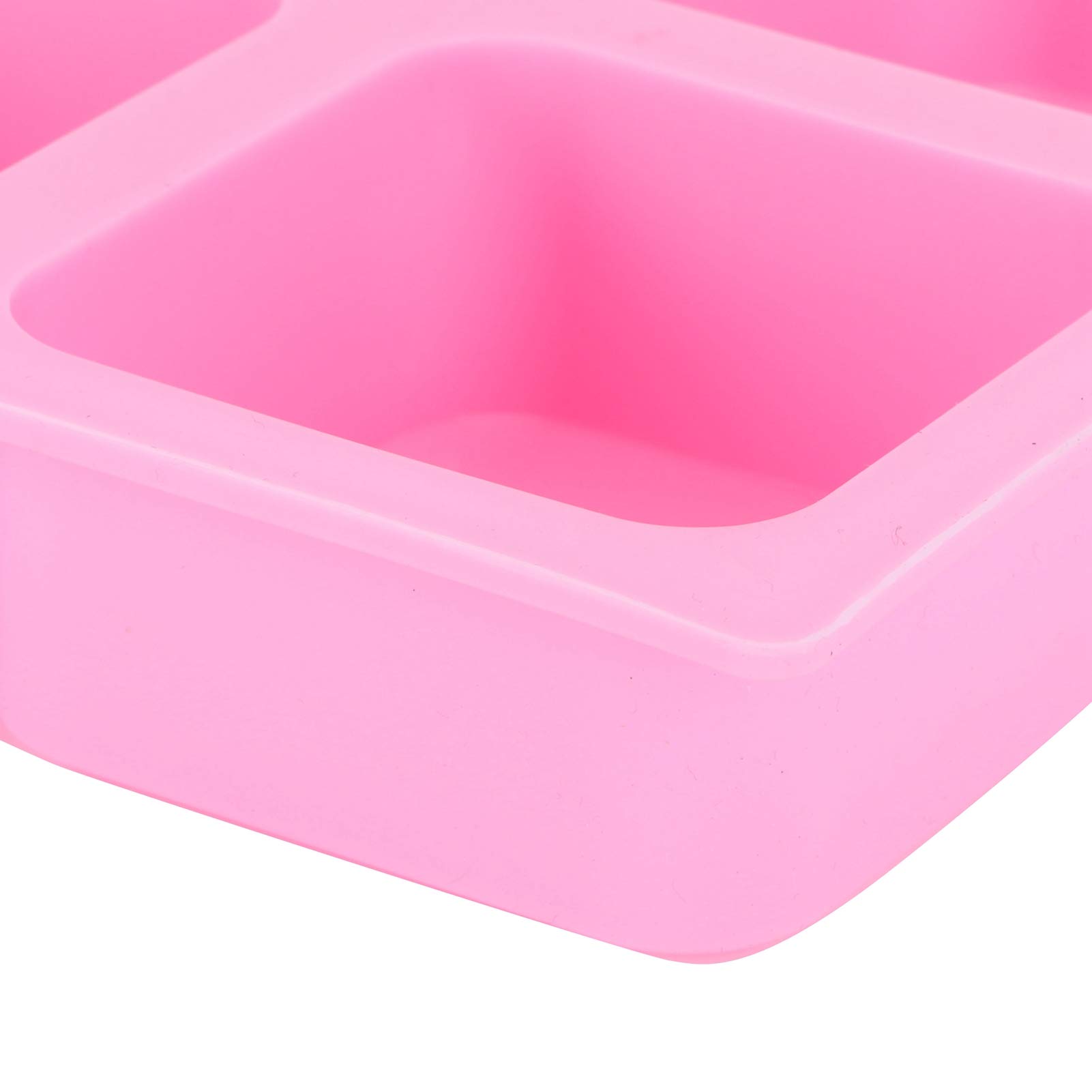 Stampi per Sapone Stampo Quadrato a 6 Griglie Stampo per Torta in Silicone Aroma per Fare a Mano Stampo per Sapone Strumento Fai-da-Te per Cuocere Il Sapone