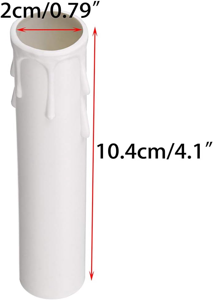Flаѕh Dеаlѕ - 80% оƒƒ Skelang 24 Pcs 4 Tall Candle Socket Covers Candle Covers Sleeves Fit to Most Chandeliers, Chandeliers Base, Chandelier Covers