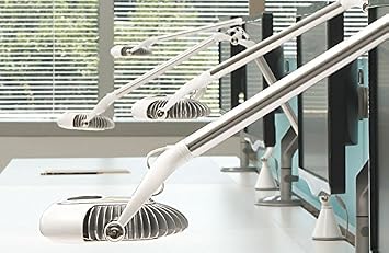 Humanscale Element Table Lamp Mount: Desk Mount, Finish: Silver