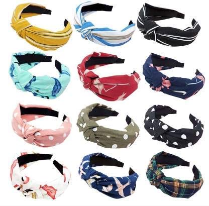 BoqinKnot Hairband Combo Hair Band For Women And Girls Multicolor (pack Of 6)