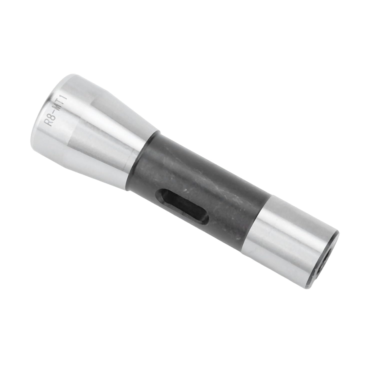 Precision R8 to MT1 Morse Taper Drill Adapter for Drill Press and Milling Machines, Heavy Duty Alloy Steel Spindle Adapter for Metal Lathes and Slotting Cutter Arbors